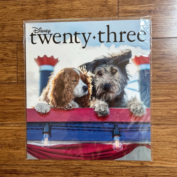 NEW D23 Disney Twenty-Three Magazine Fall 2019 Lady and the Tramp Live Action - Picture 1 of 2